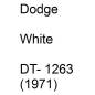 Preview: Dodge, White, DT- 1263 (1971).